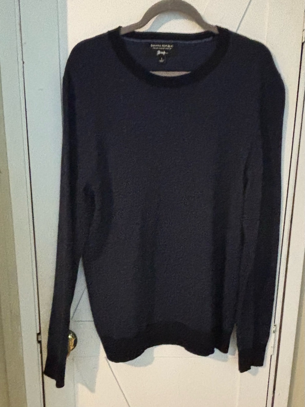Banana Republic Italian Merino Wool Baruffa Sweater Men’s L Navy